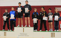 v.L. Nico Meierhof/Lukas Lautsch mit 2.Platz im Doppel Schüler A